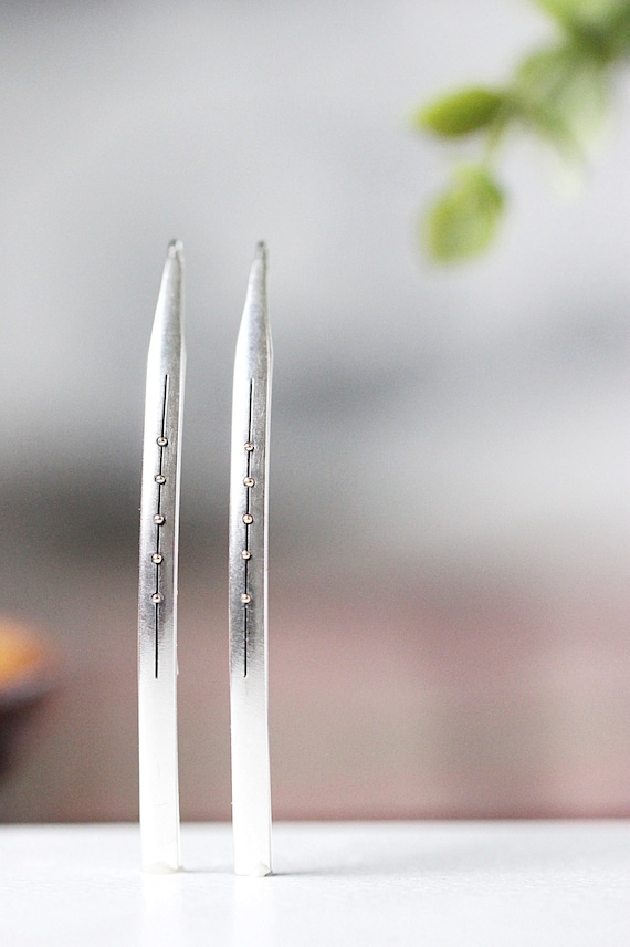 Etsy long deals earrings