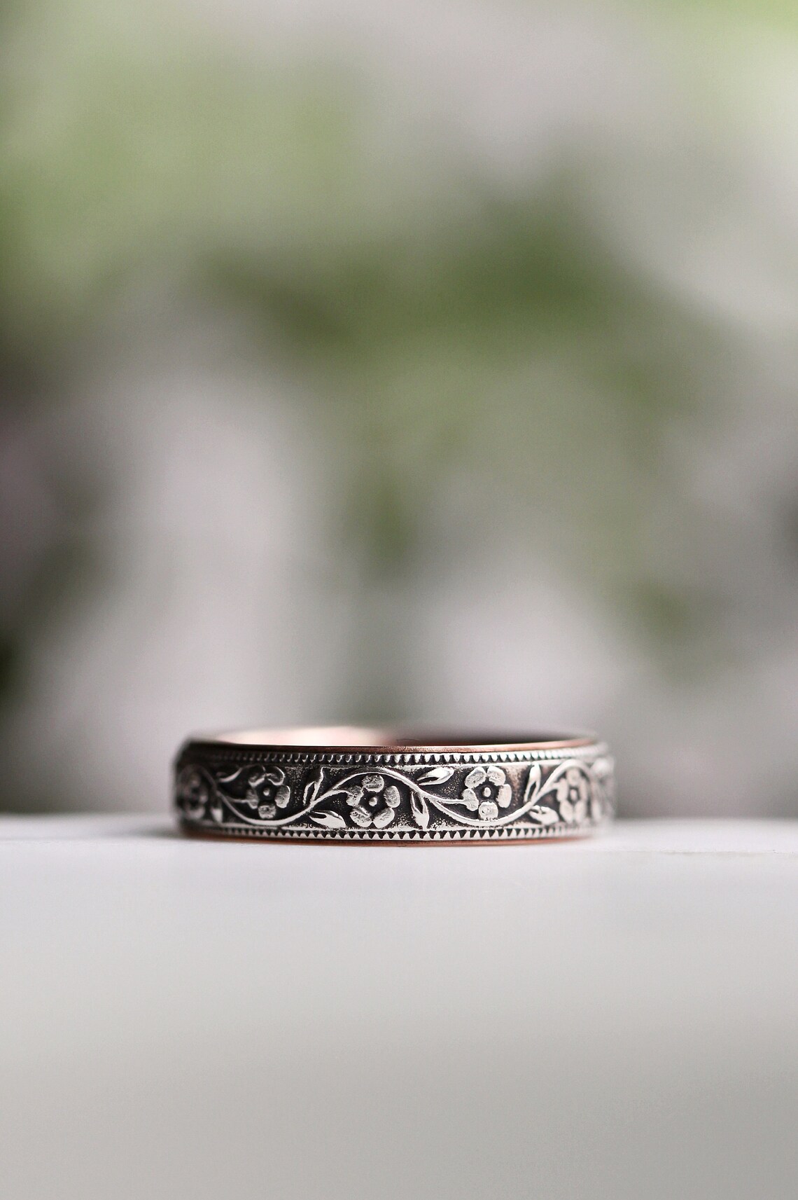 Skinny Wedding Band Womens Wedding Band For Her Sterling Etsy
