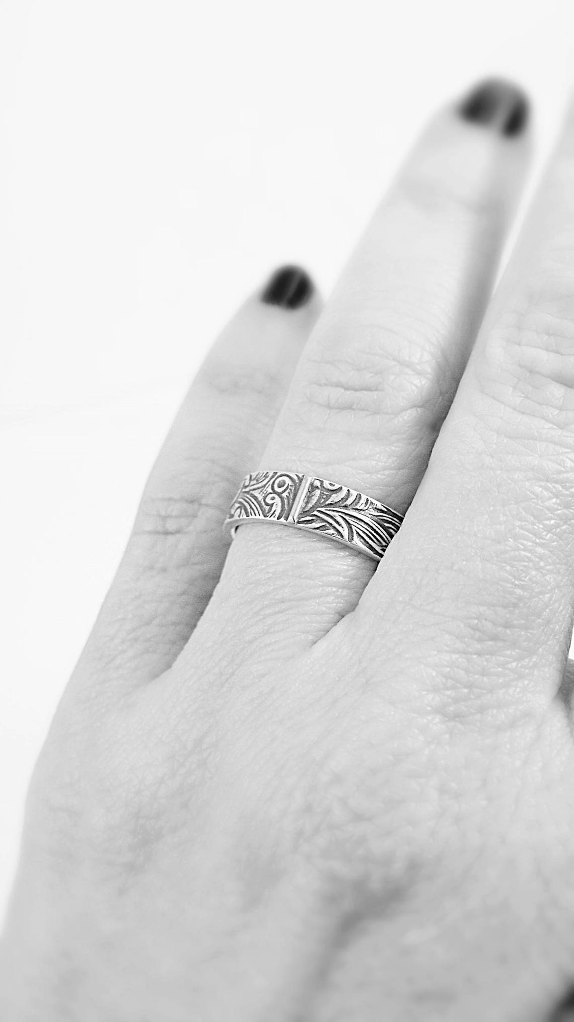 Silver Wedding Band Womens Wedding Band Mens Wedding Band Etsy UK