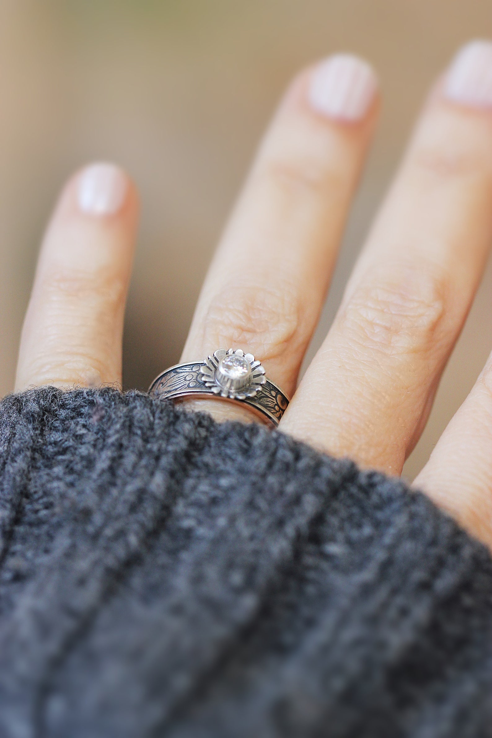 Womens Wedding Band Set Womens Wedding Ring Set Mens Wedding Etsy