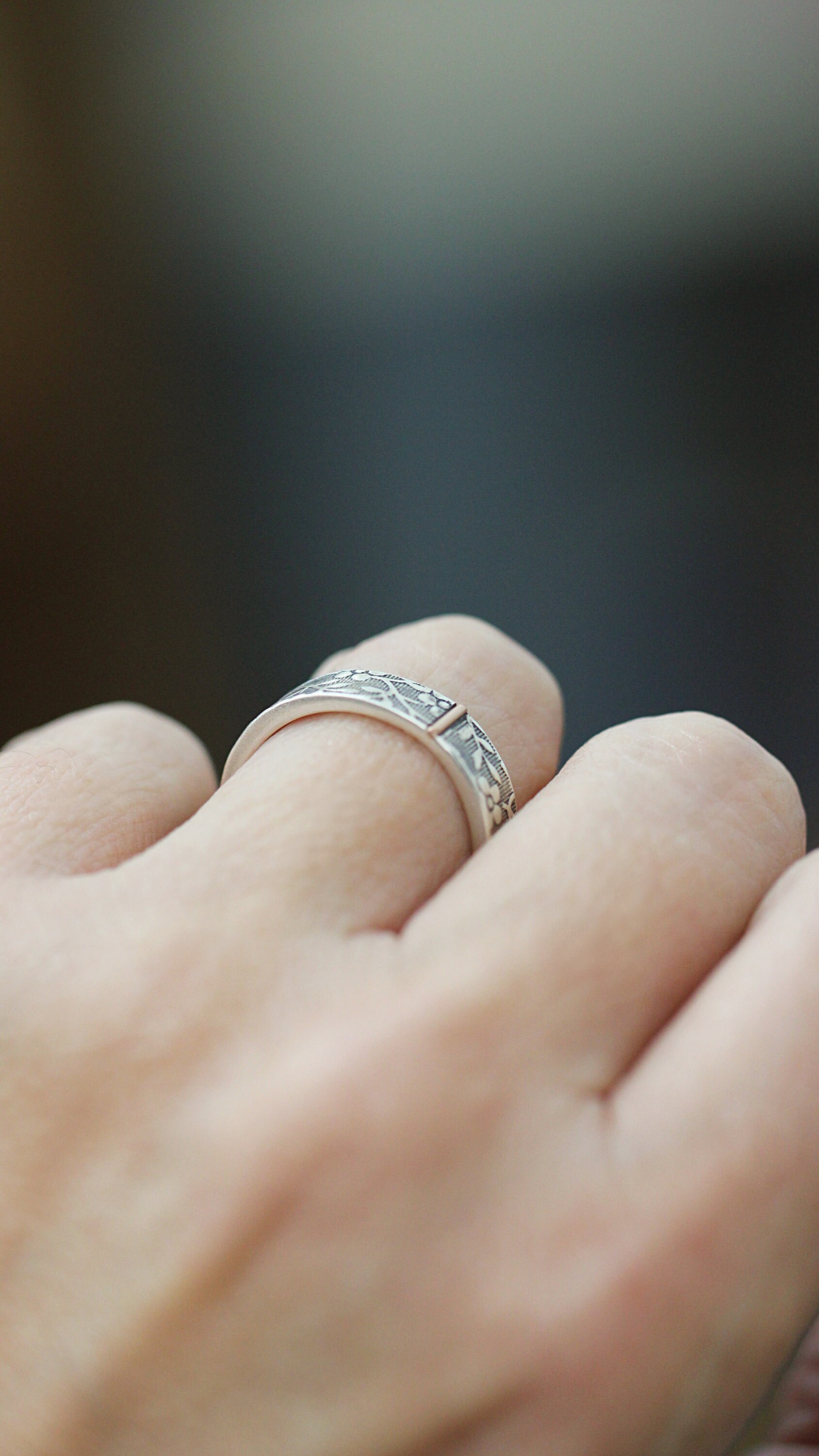 Womens Wedding Band Set Wedding Ring Set Mens Wedding Band Etsy