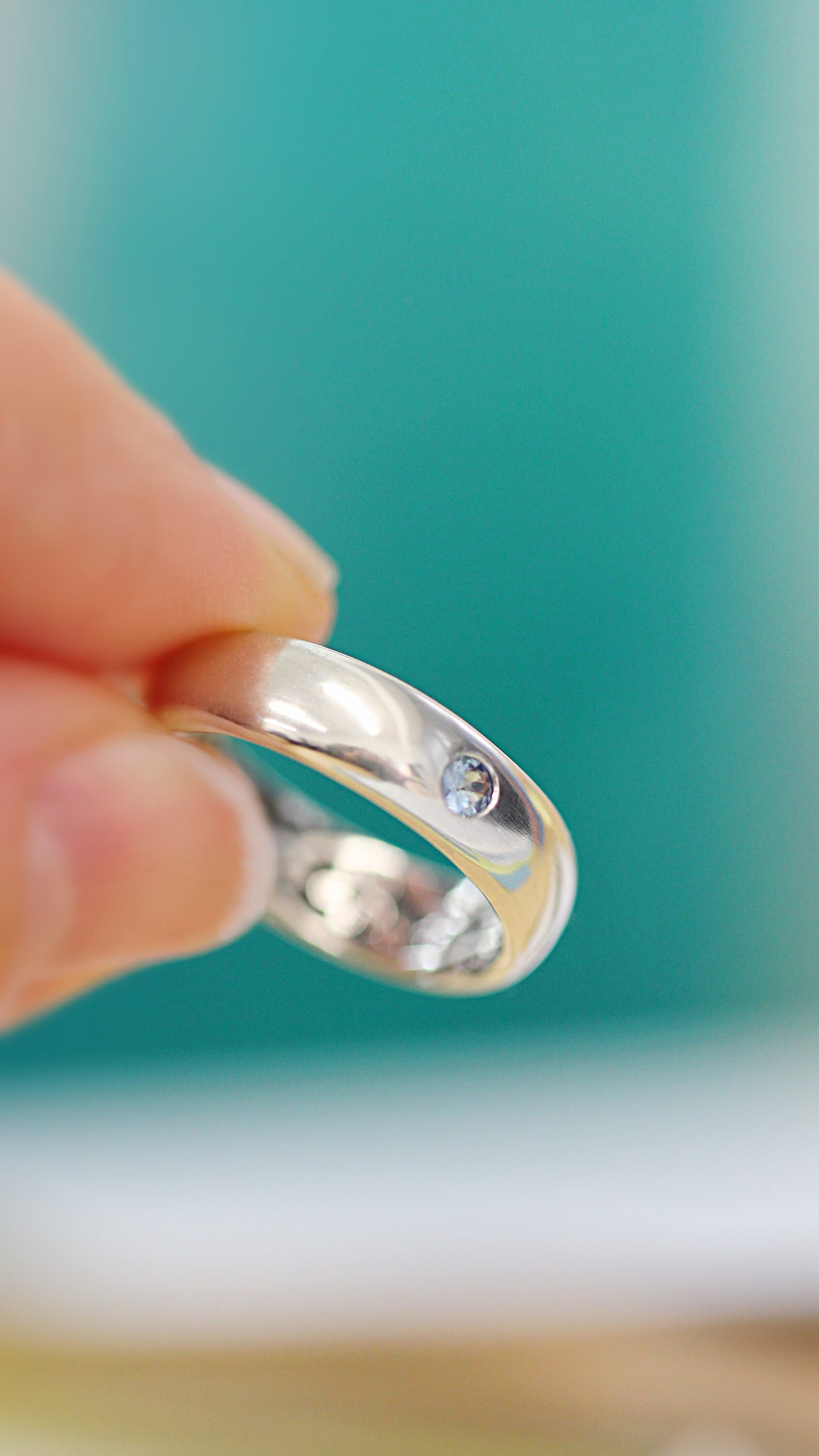 Stronghold Ring with Teal Montana Sapphire main image 1