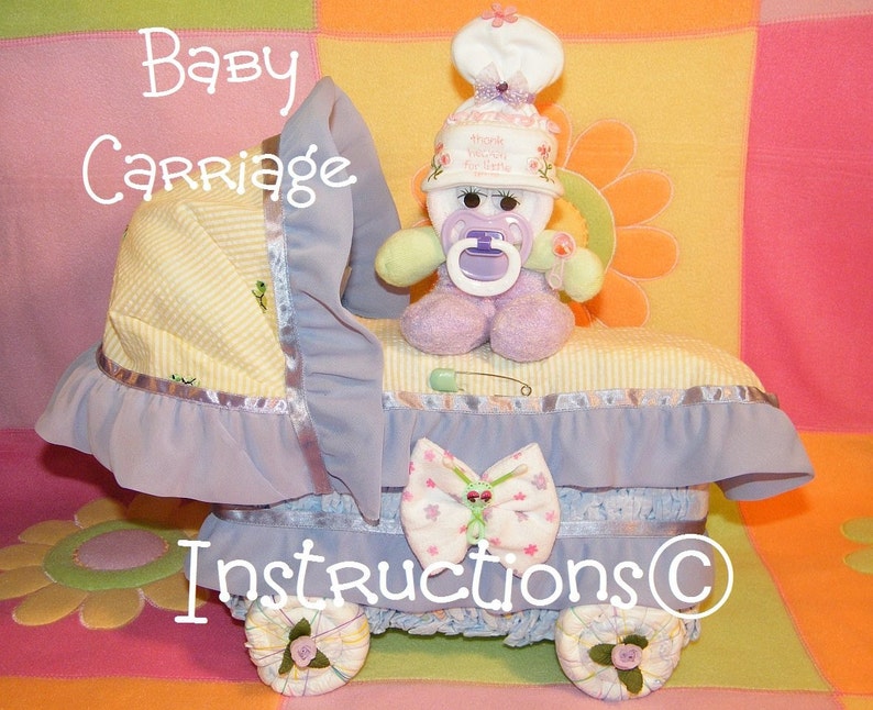 Learn to make this BABY CARRIAGE from diapers. INSTRUCTIONS. Etsy