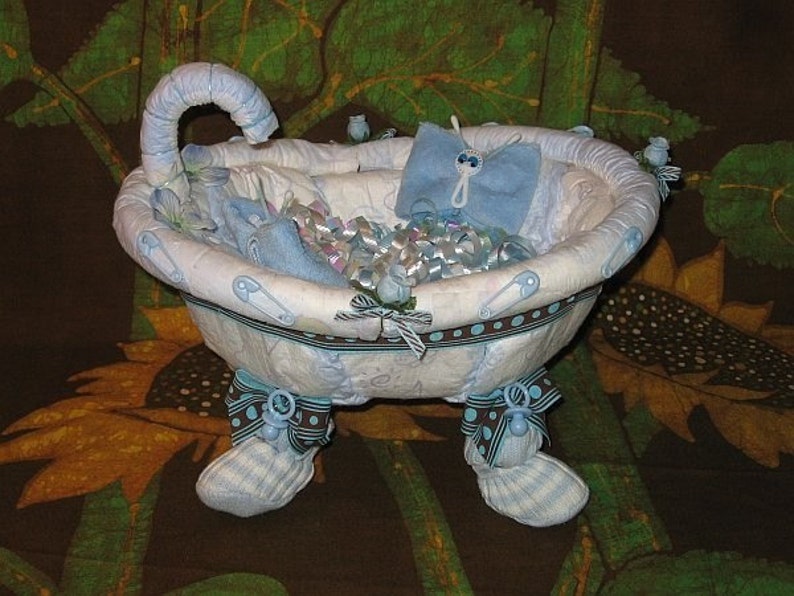 Learn 2 Make a BATHTUB From DIAPERS. Tutorial. Fill It up With Etsy