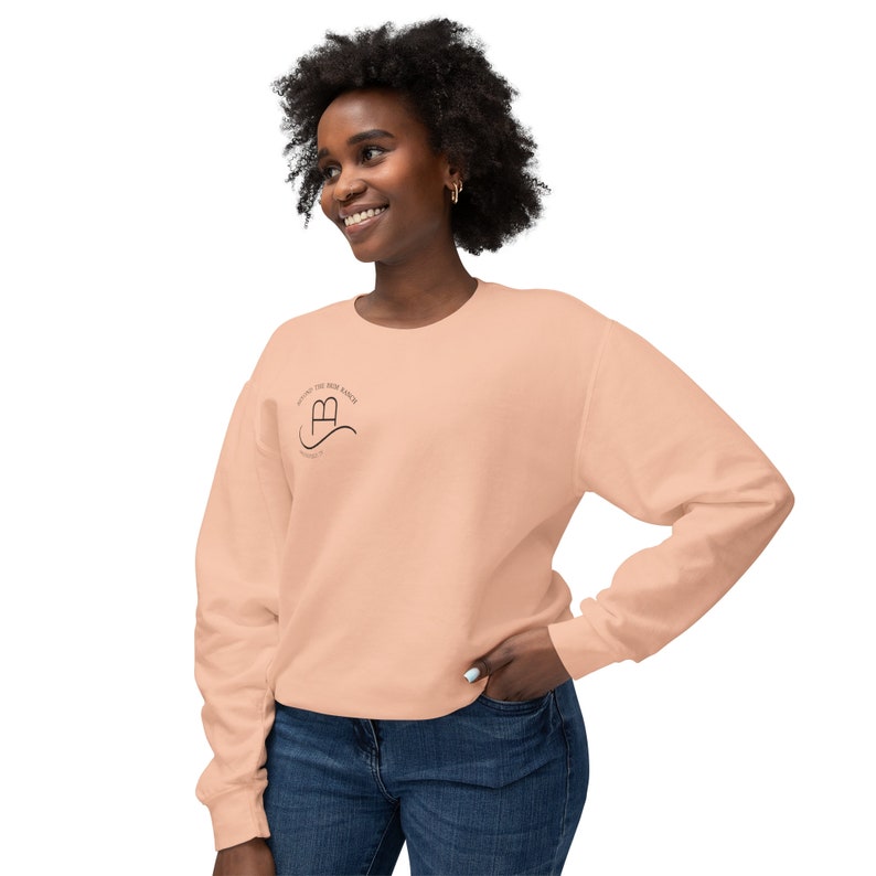 Unisex Lightweight Crewneck Sweatshirt image 7