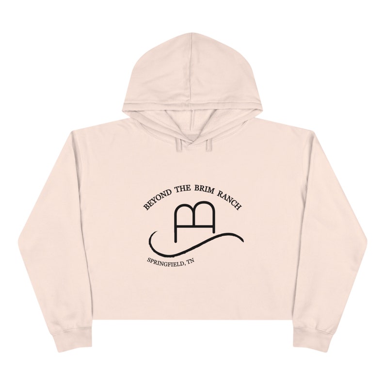 Sudadera con capucha corta para mujer imagen 3