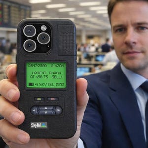 Pager Look Retro Tech Phone Case für iPhone Beeper - MagSafe kompatibel - Duel Layer Schutz