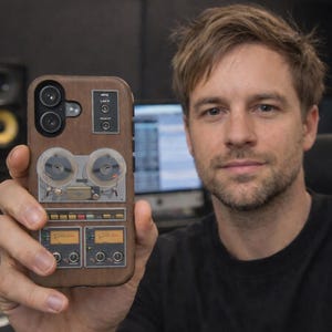 Reel To Reel Tape Deck Retro iPhone MagSafe Phone Case Max Pro Plus 17 16 15 14 13