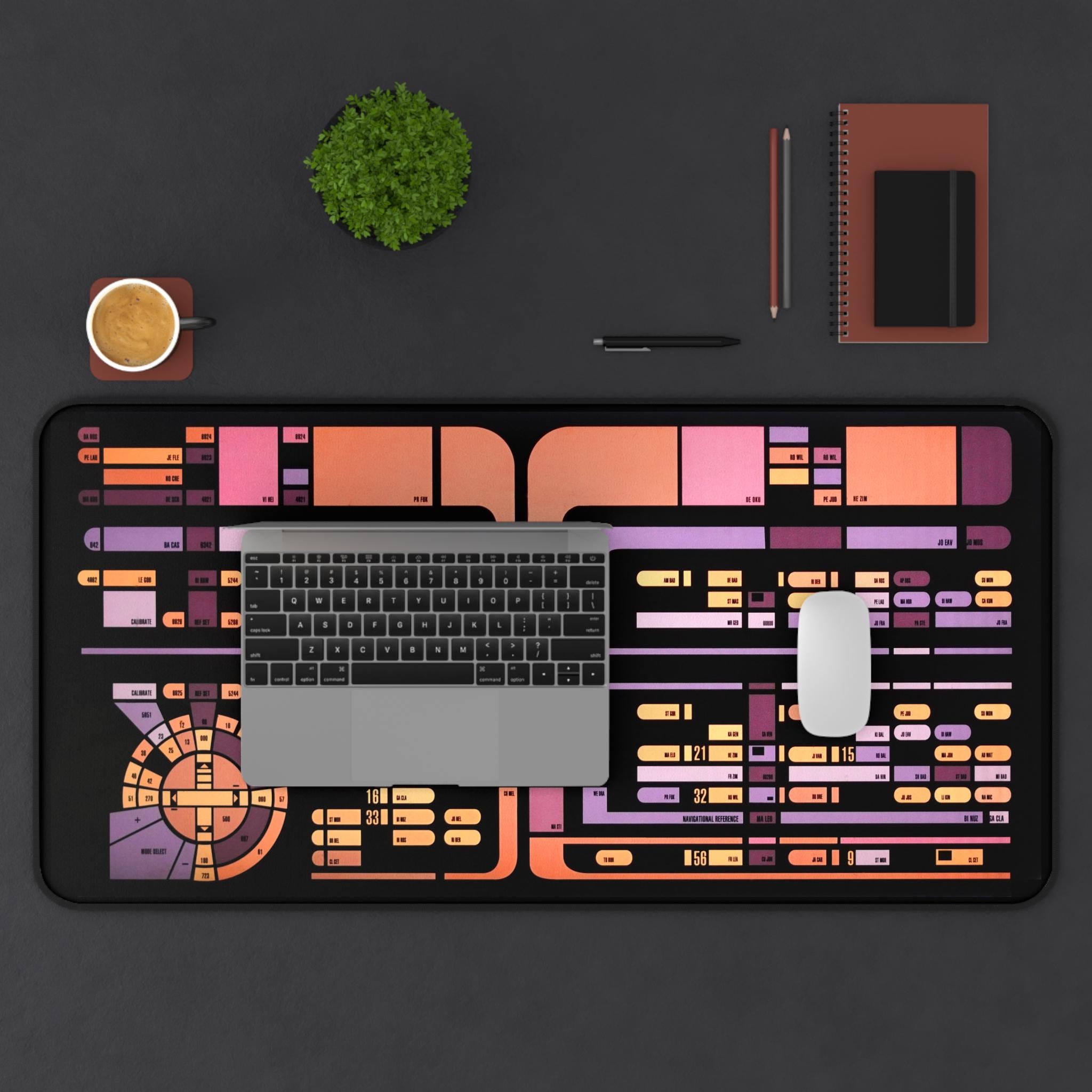 LCARS Desk Mat Prop - This Image is From a Screen Used Translight ...