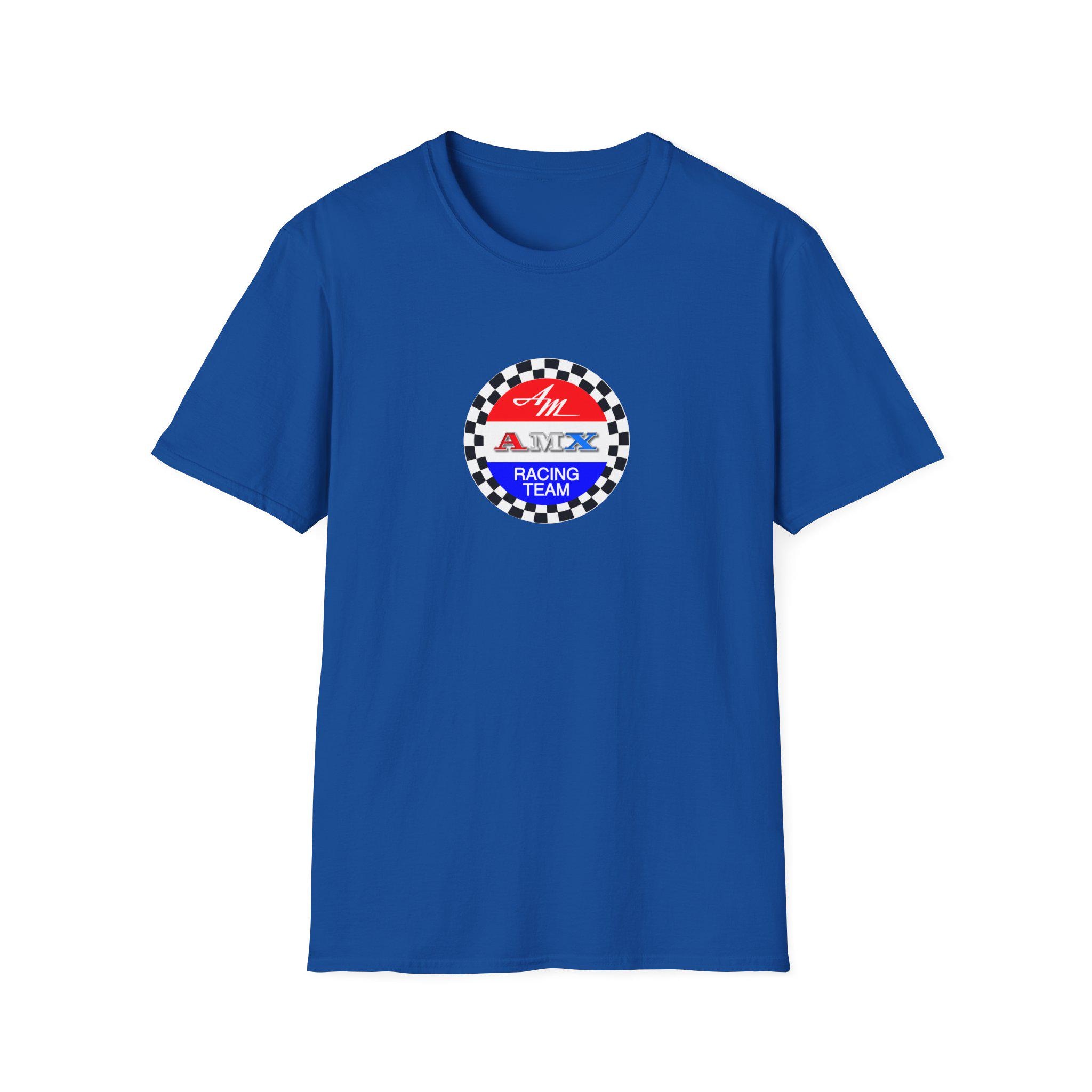 Vintage AMC American Motors Red, White, and Blue Javelin Racing Team Tri-Blend 3/4 Sleeve Raglan T-Shirt Vintage AMC American Motors Red, White, and Blue Javelin Racing Team Tri-Blend 3/4 Sleeve Raglan T-Shirt