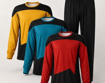 Kid's Starship Uniform Pajamas Set