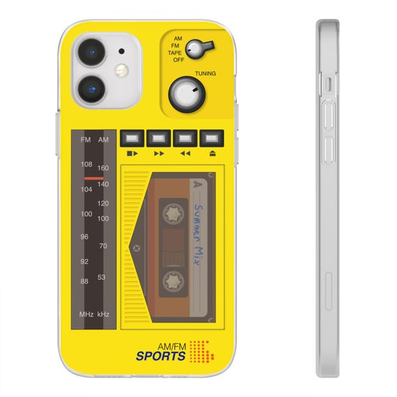 レトロウォークマン風スポーツAM/FMラジオカセットiPhoneケース 16 15