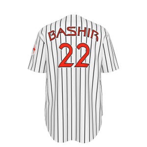 Chemises en jersey pour costume d'uniforme de baseball - Emmenez-moi à l'Holosuite Bashir