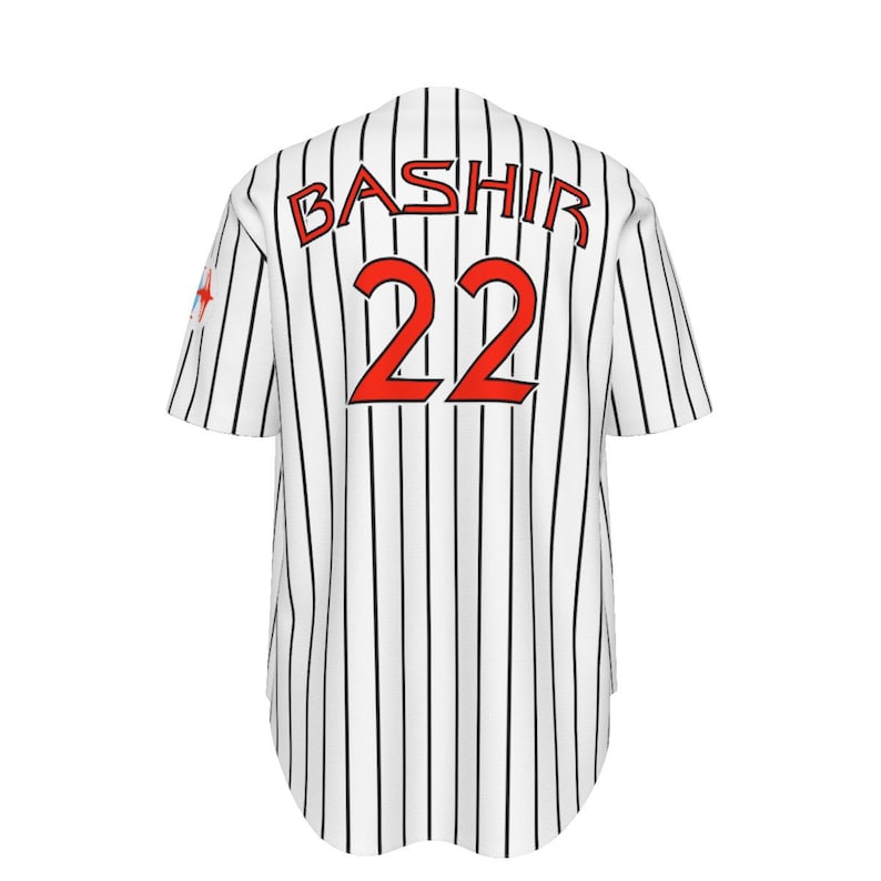 Chemises en jersey pour costume d'uniforme de baseball - Emmenez-moi à l'Holosuite Bashir