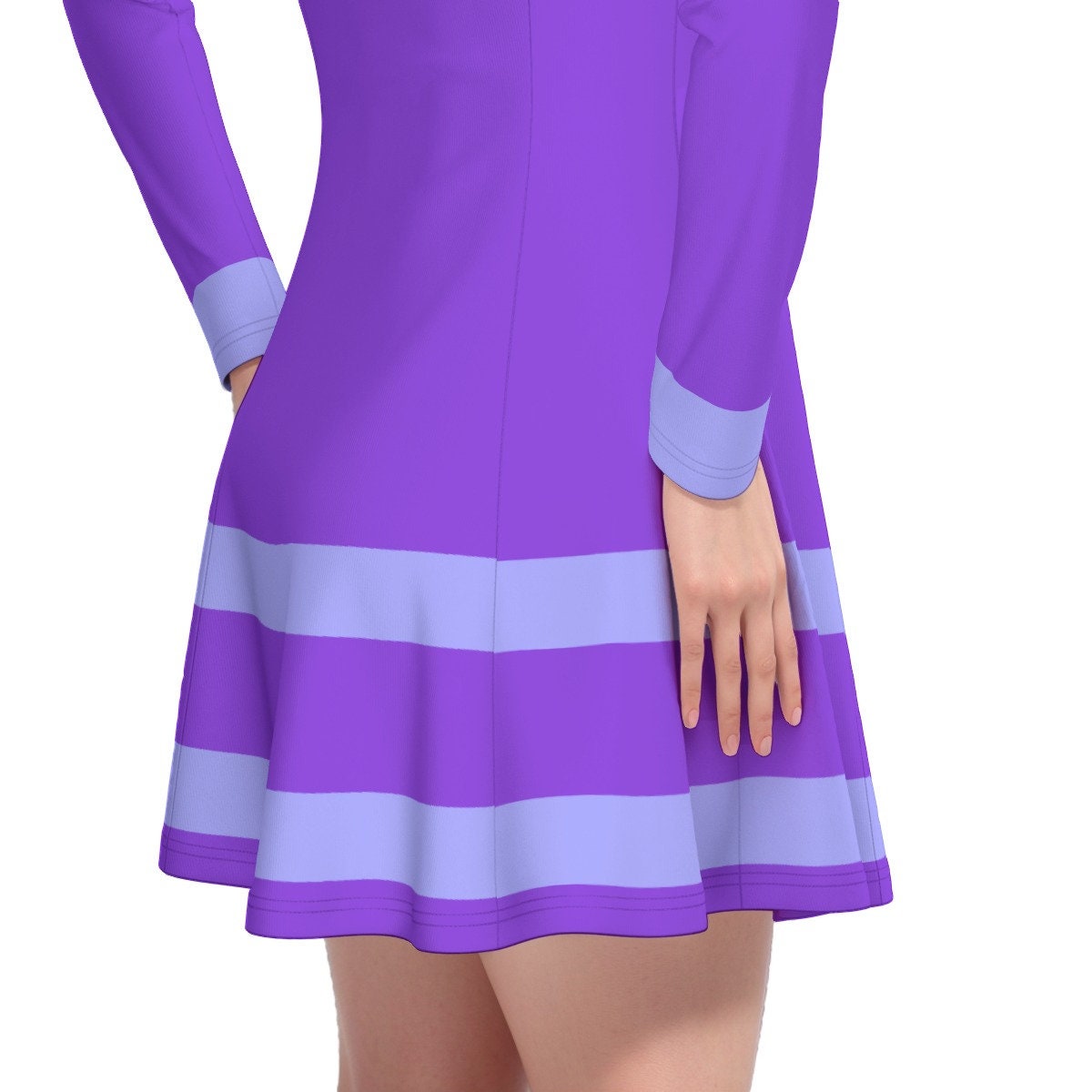 purple dress daphne costume Scooby-Doo this nostalgic outfit captures the iconic style of Daphne with its vibrant purple dress and matching headband Women's Daphne Costume Halloween Purple