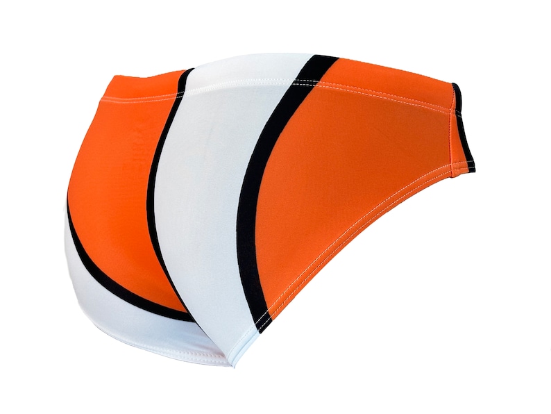 Clownfish Swim Brief For Men. Speedo Style Cut.