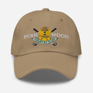 Bush Wood Country Club Embroidered Golf Hat Bushwood Dancing Gopher