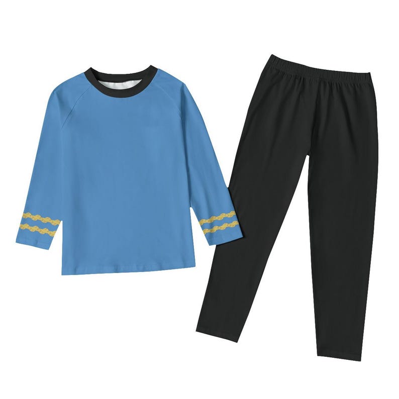 Uniform Pyjamas Kid's Starship Uniform Division Pajamas - Command Science Medical ...
