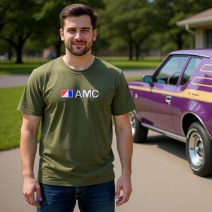 AMC Softstyle T-Shirt - Emblem Logo American Motors