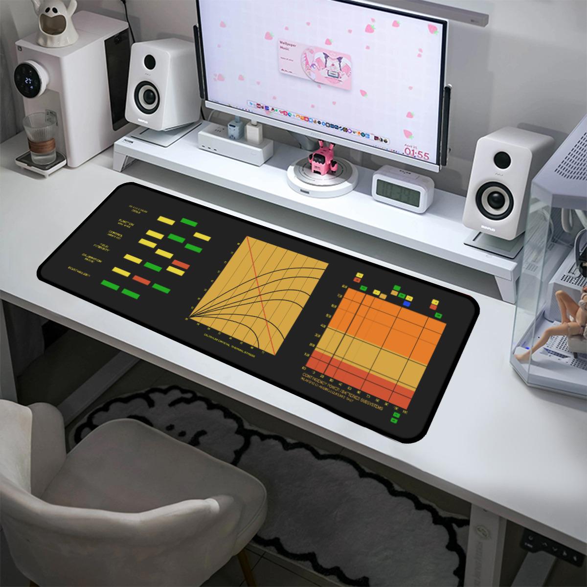 Starship LCARS Panel Long Mousepad Mouse Pad Desk Mat