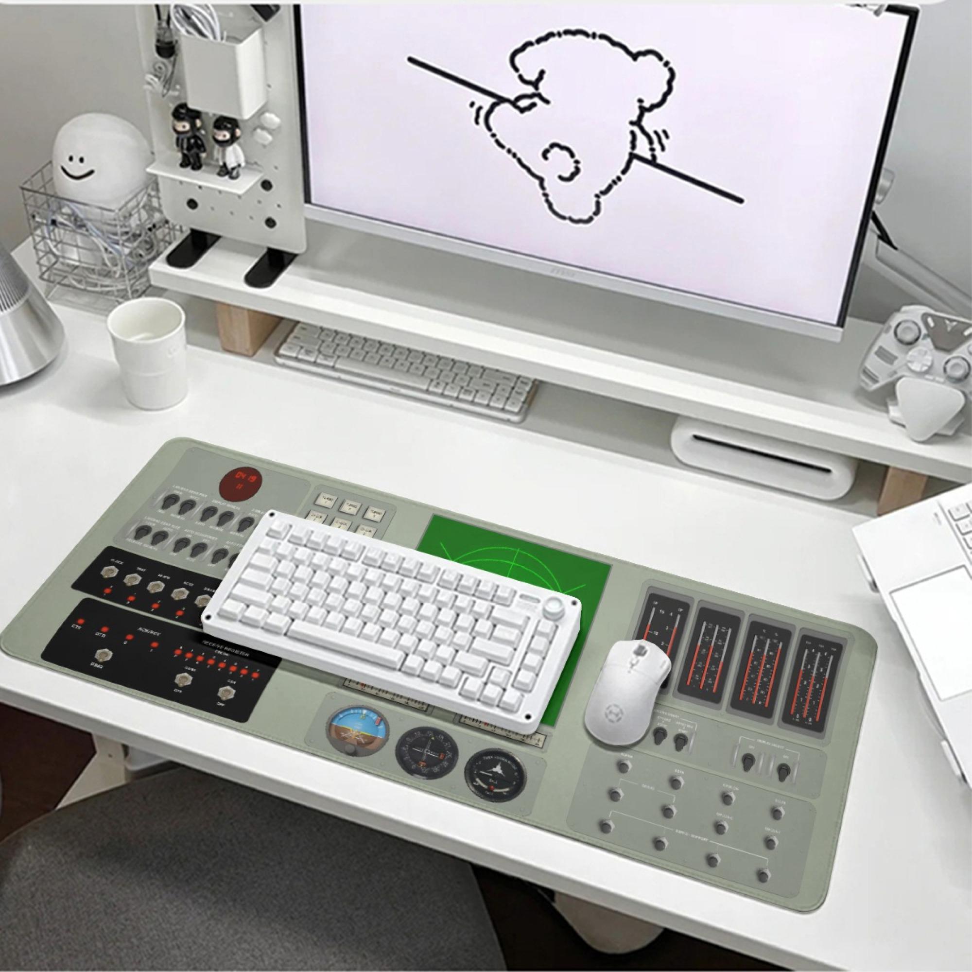Colonial Viper Cockpit Flight Controls Long Mouse Pad Mousepad Desk Pad ...