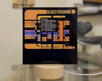 LCARS Holodeck Controls Acrylic Prop