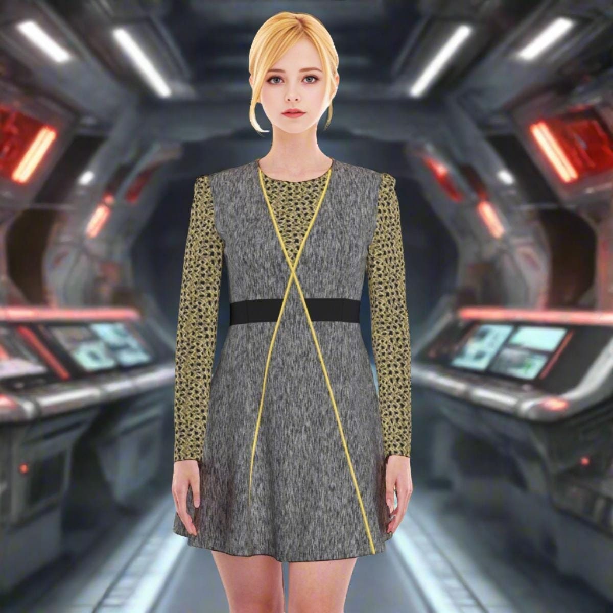 Star Trek Original Series Dress - Etsy Star Trek Original Series Dress - Etsy