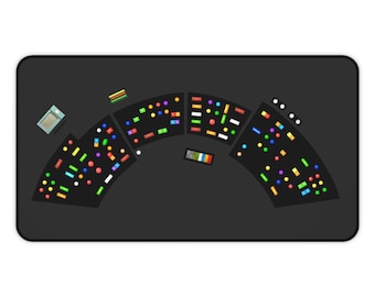 Starship Bridge Engineering Controls Console Desk Mat LCARS Prop Mouse Pad