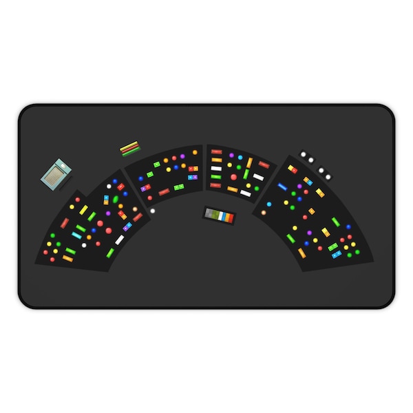 Starship Bridge Engineering Controls Console Desk Mat LCARS Prop Mouse Pad