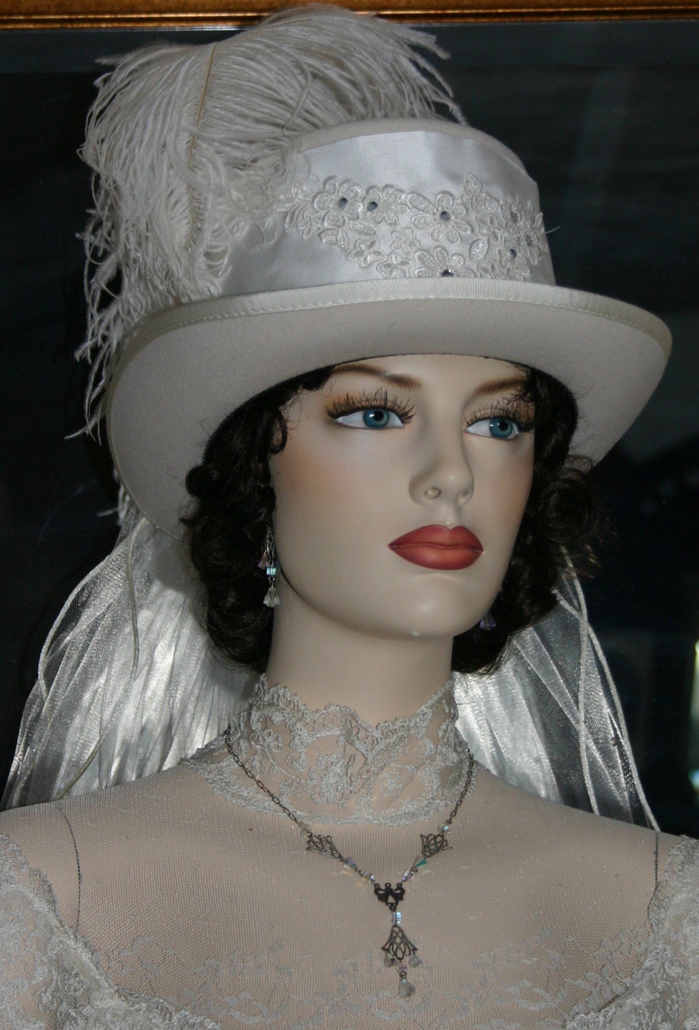 Kentucky Derby Hat, Ascot Hat, Edwardian Hat, Victorian Hat, Riding Hat