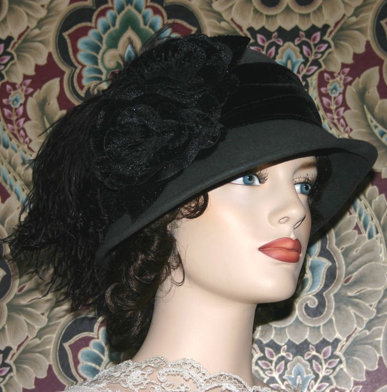 Flapper Hat Cloche Hat Gatsby Hat 