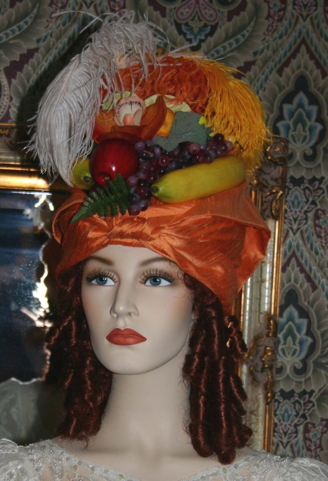 Fruit Chiquita Banana Hat Tropical Party Headpiece carmen Miranda