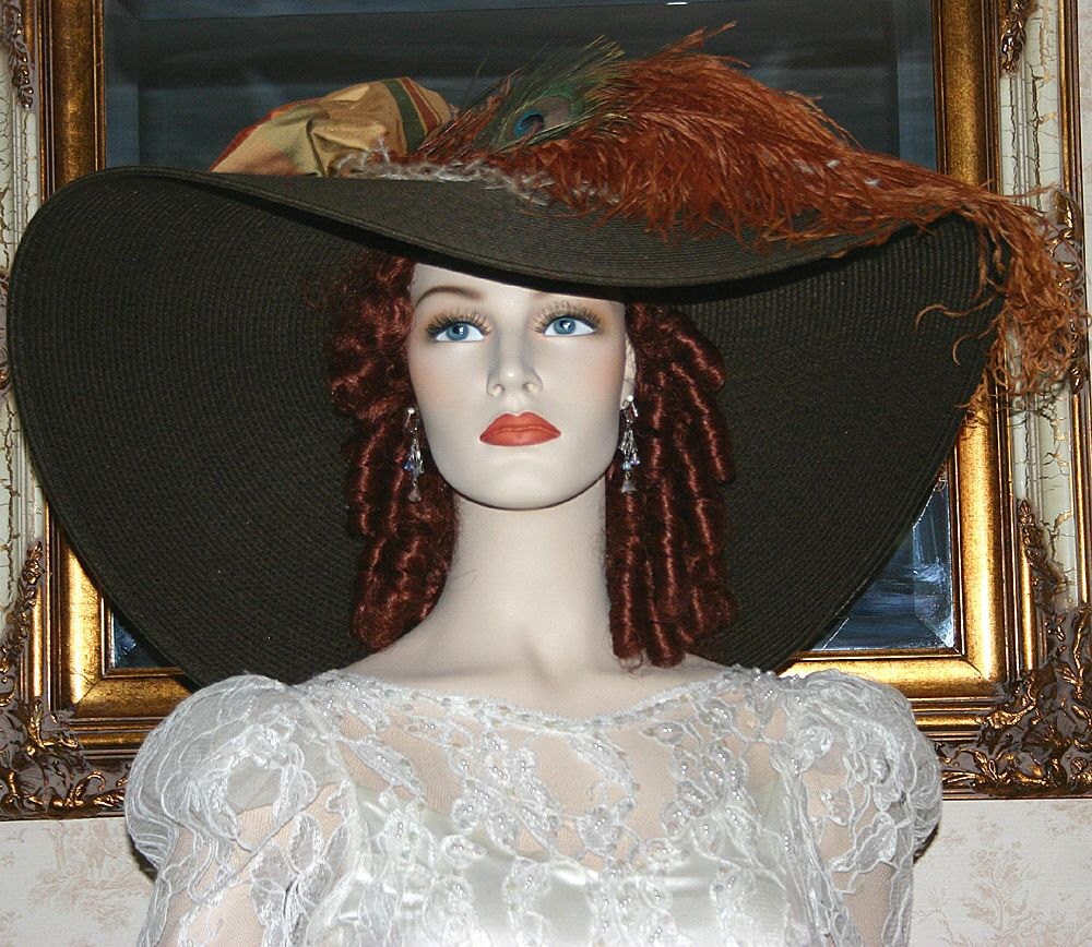 Kentucky Derby Hat Ascot Hat Edwardian Hat Titanic Hat Del Mar Hat