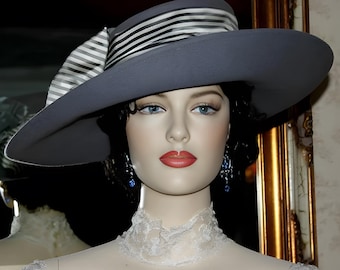 Betmar Black Velvet Cloche Hat – Ruched Bucket Style With  display picture 1