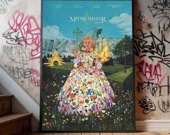 Midsommar Leinwandposter: Filmfan Sammlerstück