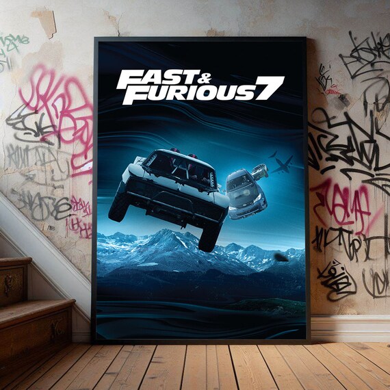Furious Movie Poster, Premium Canvas Poster, Film Fans Collectibles,  Popular Movie Poster for Gift