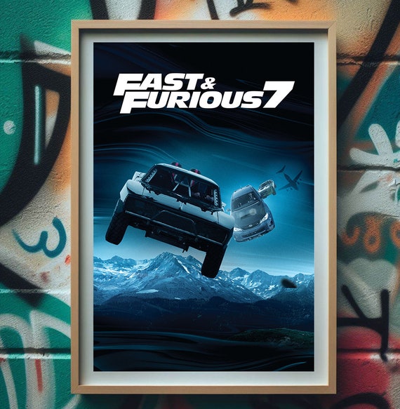 Buy Furious Movie Poster, Premium Canvas Poster, Film Fans