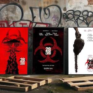 28 Years Later Movie Poster, Premium Canvas Poster, 28 Years Later Fans Collectibles, Popular Movie Poster for Gift