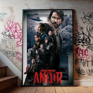 Andor Season 2 Poster, Star Wars Andor 2025 Poster Print , Premium Canvas Poster, Film Fans Collectibles, Popular Movie Poster for Gift