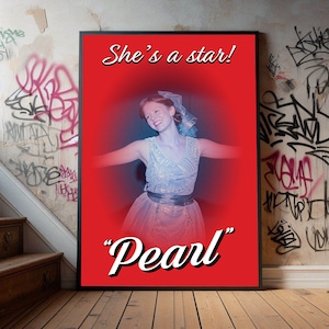 Pearl Movie Poster, Premium Canvas Poster, Film Fans Collectibles, Popular Movie Poster for Gift