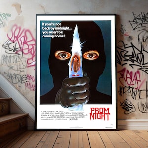 Prom Night Movie Poster, Premium Canvas Poster, Film Fans Collectibles, Popular Movie Poster for Gift