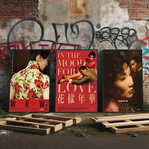 In the Mood for Love Movie Poster, Premium Canvas Poster, Film Fans Collectibles, Popular Movie Poster for Gift