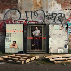 The phoenician Scheme Filmplakat, Premium Leinwand Poster, The phoenician Scheme (2025) Fans Sammlerstücke, beliebtes Filmplakat für Geschenk