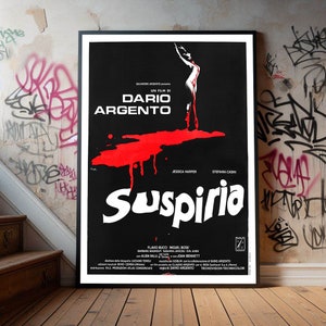 Poster del film Suspiria (1977), poster di tela di alta qualità, oggetti da collezione per gli appassionati di cinema, poster di film popolari come regalo