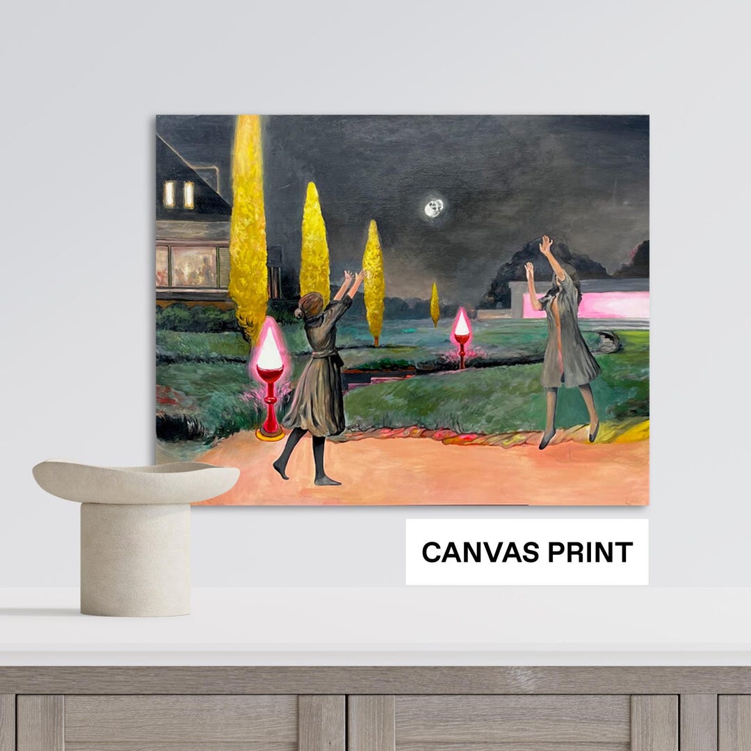 Autographed Gallery Canvas Giclee, Queen of Creepy, Domestic Shipping Included main image 0