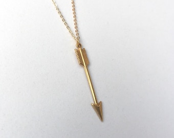 Golden Arrow Necklace