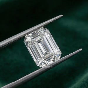 IGI Certified Emerald Cut Loose Diamond For Custom Engagement Ring, 1 TO 5 Carat Emerald Diamond For Personalized Jewelry, Conflict Diamond