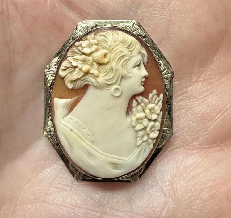 Hand Carved Cameo Italy - Etsy