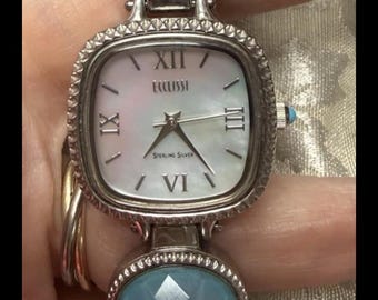 Montre-bracelet Femme Ecclissi Argent Sterling à Quartz - Reconditionnée, Cadran Ivoire, Résistance éclaboussures