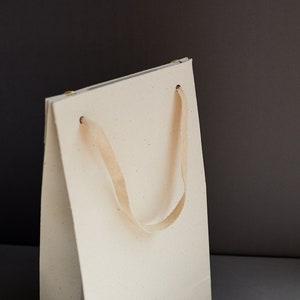 Sacs en papier d'algue avec poignées x10 pour impression | Emballage | Offrir | uvres d'art | Artisanat